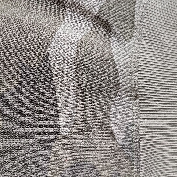 Army camo graphic sweatshirt.  Size XXL. Some wear. But very cozy and soft. - Picture 3 of 6